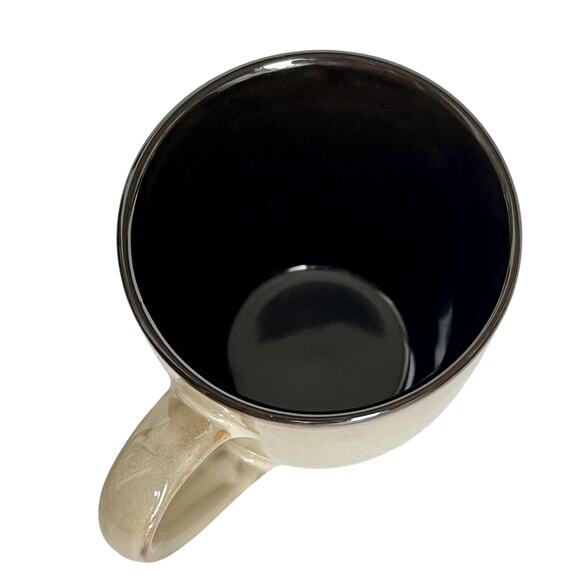 Pfaltzgraff Painted Poppies Coffee Mug Beige Bown Replacement Cup Earthy Flower - Picture 5 of 11